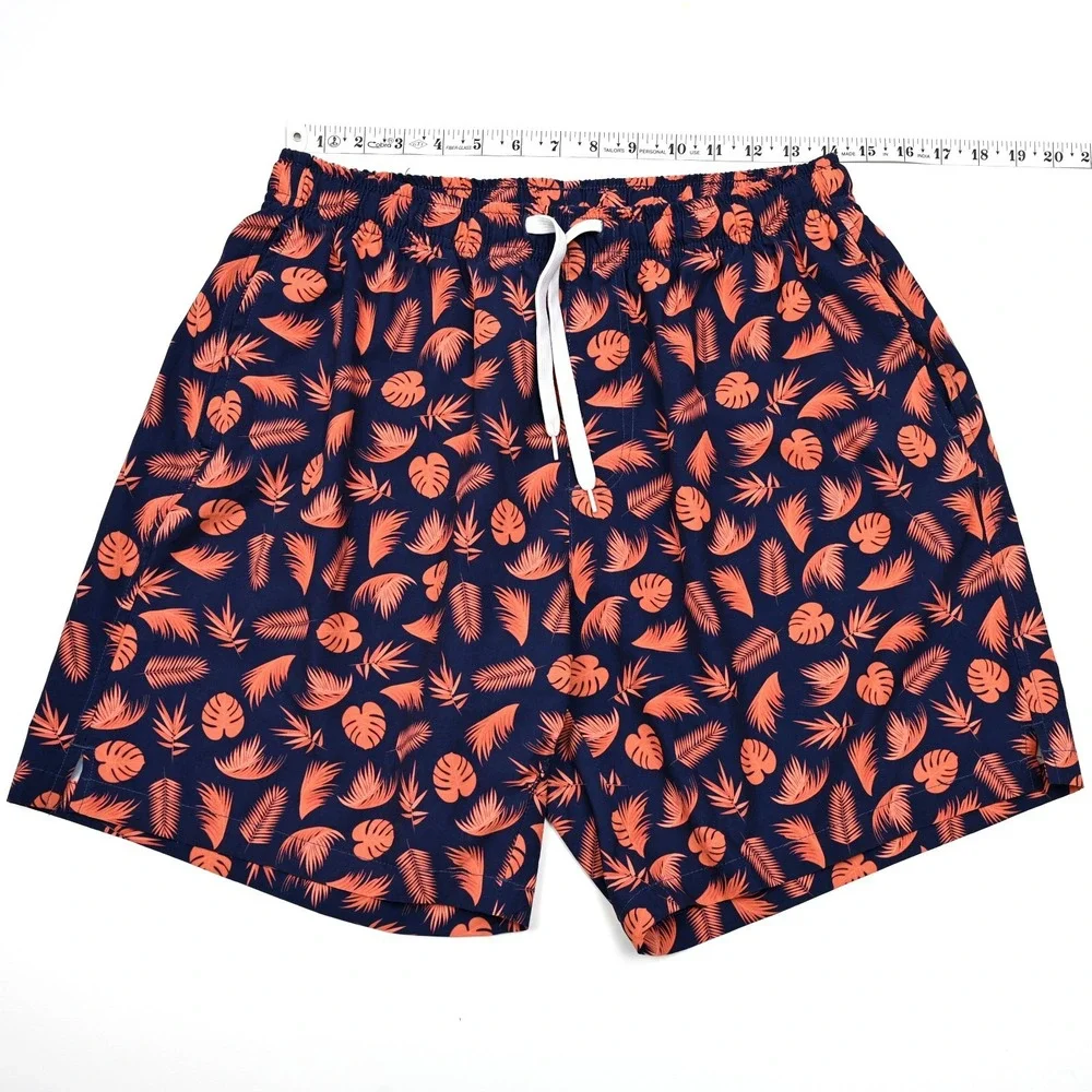 Bearbottom Swim Trunks Mens XL Geometric‎ Printed Beach Shorts Unlined 7